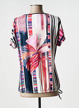 T-shirt stretch manches courtes rouge PAUPORTÉ femme