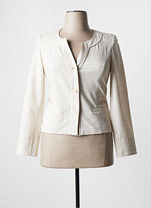 Veste chic poches beige WEINBERG femme