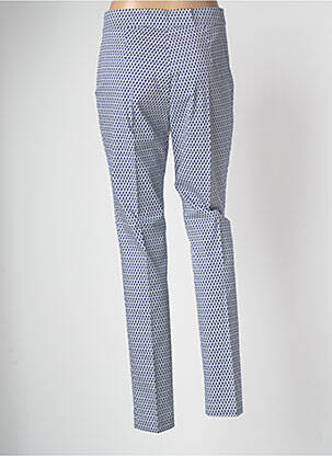 Pantalon slim taille haute taille haute bleu WEINBERG femme