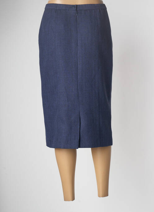 Jupe mi-longue bleu PAUPORTÉ pour femme