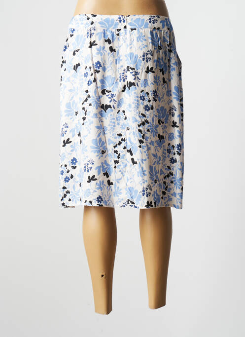 Jupe mi-longue bleu TERRE DES ANGES pour femme