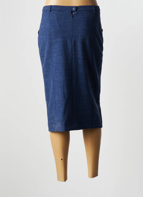 Jupe mi-longue bleu WEINBERG pour femme