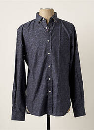 Chemise manches longues manches longues bleu MAISON OSCAR homme