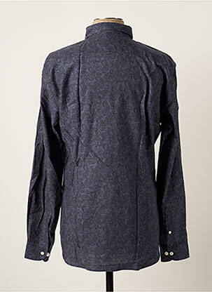 Chemise manches longues manches longues bleu MAISON OSCAR homme