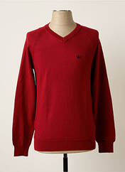 Pull rouge ARISTOW pour homme seconde vue