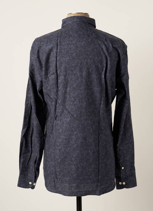 Chemise manches longues bleu MAISON OSCAR pour homme