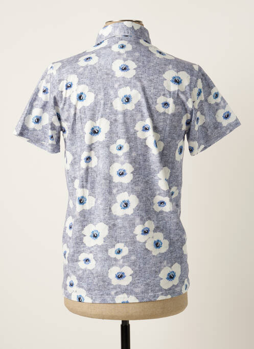 Polo bleu MAISON OSCAR pour homme