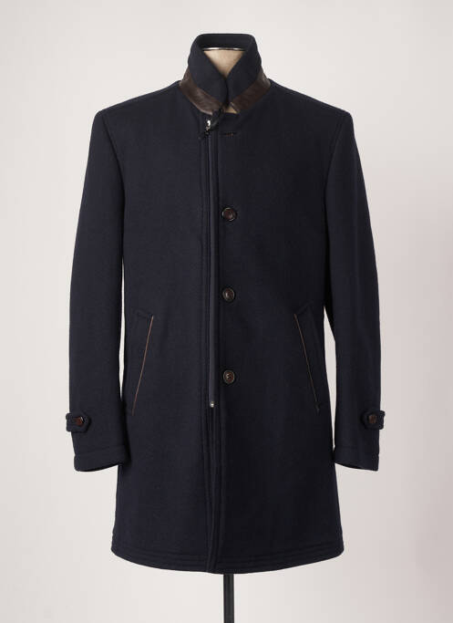 Manteau long bleu FLORENTINO pour homme