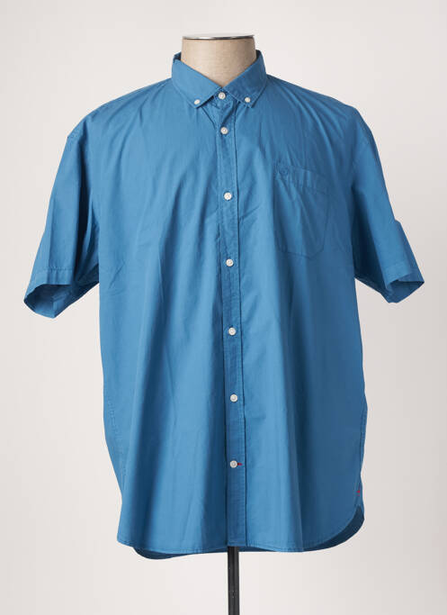 Chemise manches courtes bleu SERGE BLANCO pour homme