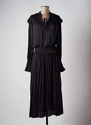 Robe longue noir MAISON SCOTCH pour femme