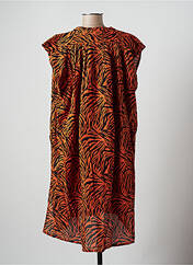 Robe mi-longue orange AMOUR pour femme seconde vue