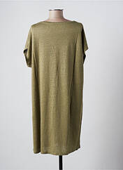 Robe mi-longue vert MAJESTIC FILATURES pour femme seconde vue