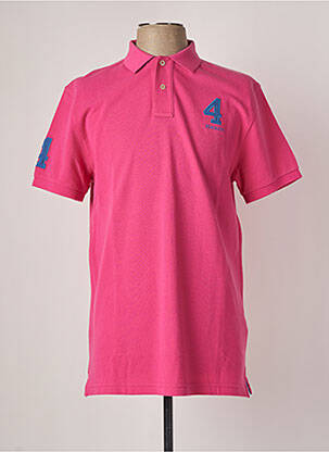 Polo rose HACKETT pour homme