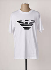 T-shirt blanc EMPORIO ARMANI pour homme seconde vue