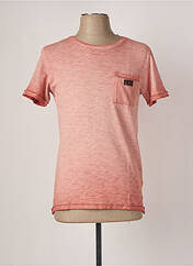 T-shirt rose MAISON SCOTCH pour homme seconde vue