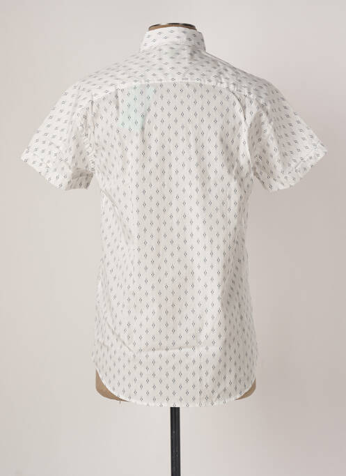 Chemise manches courtes blanc MAISON SCOTCH pour homme