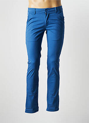 Pantalon chino bleu LEEYO JEANS pour homme