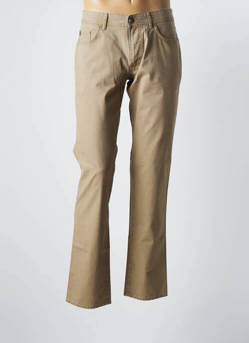 Pantalon droit beige TAILORED & ORIGINALS pour homme