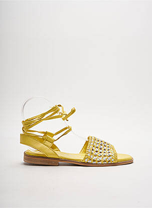 Sandales/Nu pieds jaune MUSSE&CLOUD pour femme