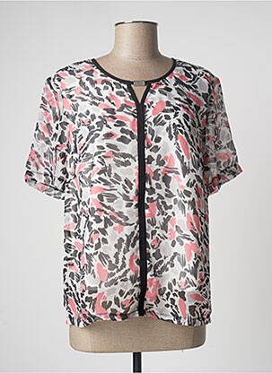 Blouse manches courtes manches courtes noir BRANDTEX femme