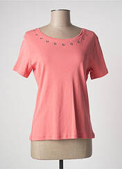 T-shirt rose I.ODENA pour femme seconde vue