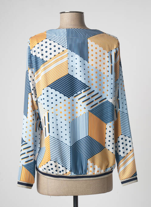 Blouse bleu THEL ELEGANCE pour femme