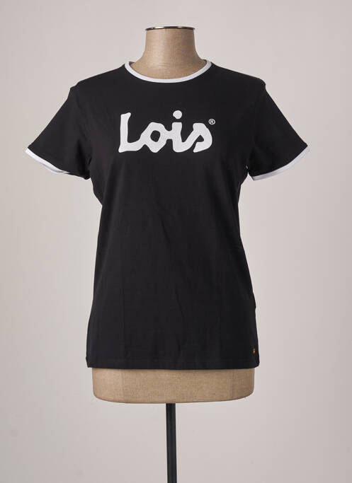 T-shirt noir LOIS pour femme