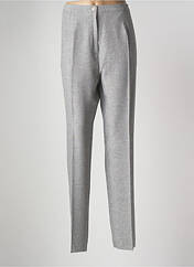 Pantalon droit gris GEVANA pour femme seconde vue