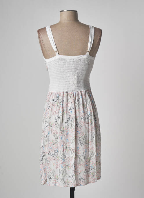 Robe mi-longue blanc ESPRIT DE LA MER pour femme