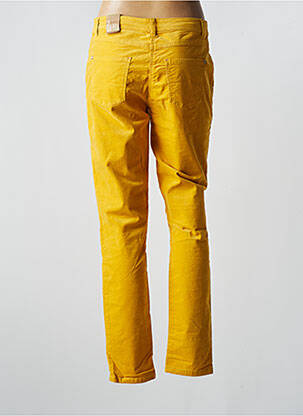 Pantalon slim stretch taille normale jaune CECIL femme