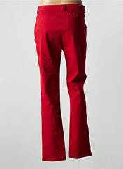 Pantalon chino rouge AGATHE & LOUISE pour femme seconde vue