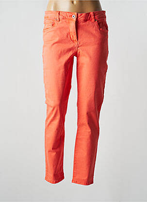 Pantalon slim orange BRANDTEX pour femme
