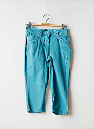 Pantacourt stretch taille normale bleu CECIL femme