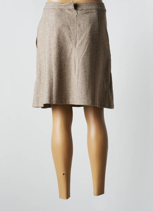 Jupe courte beige MD'M pour femme