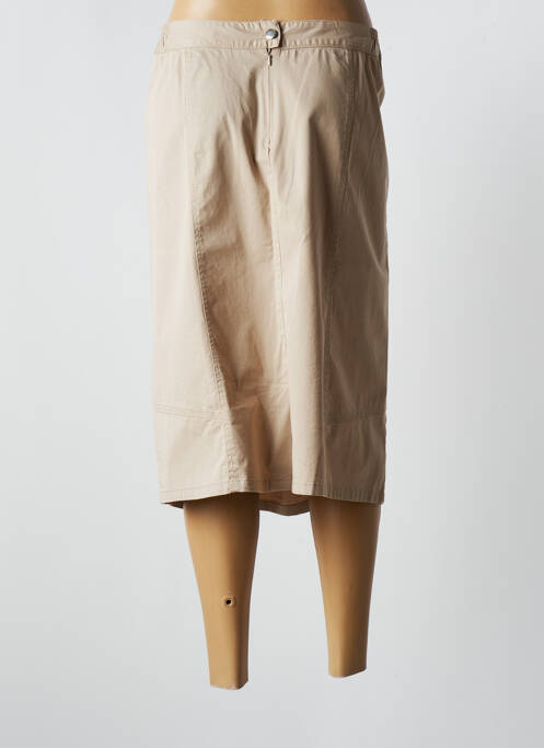Jupe mi-longue beige EVER EASY BY JAC JAC pour femme