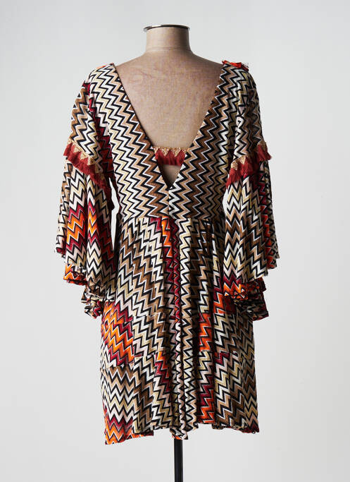 Robe courte orange #127344 pour femme