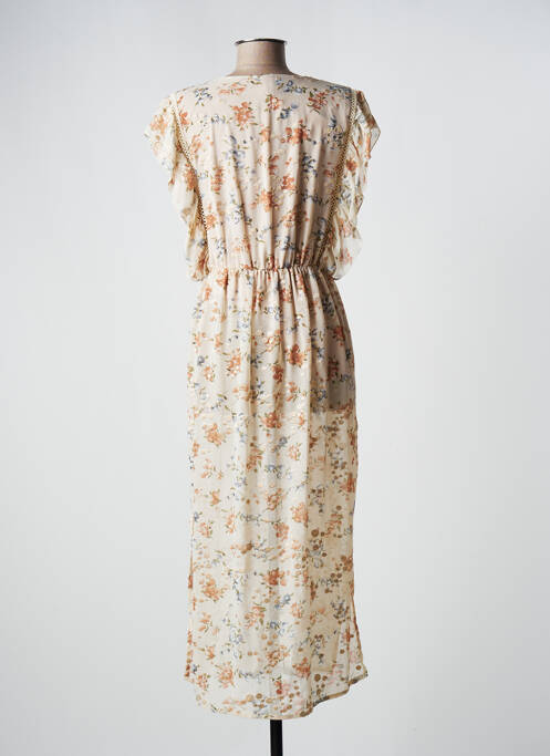 Robe longue beige NEKANE pour femme