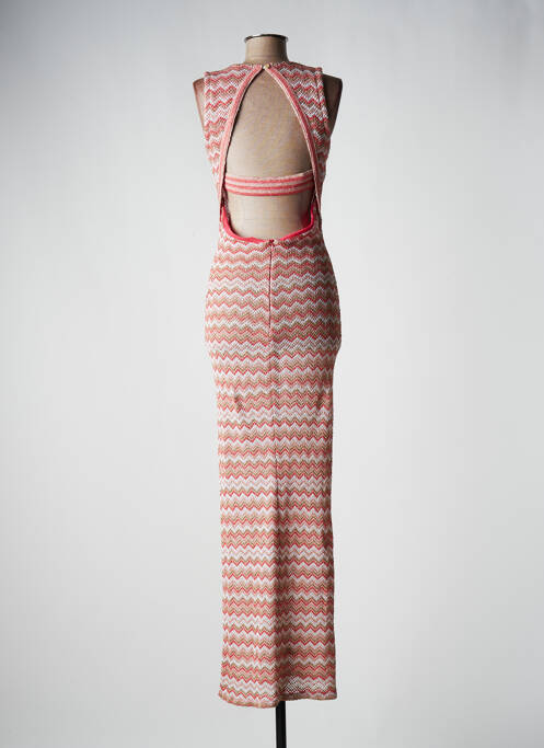 Robe longue rose PHO pour femme