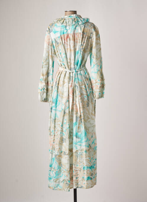 Robe longue bleu LEONIE pour femme