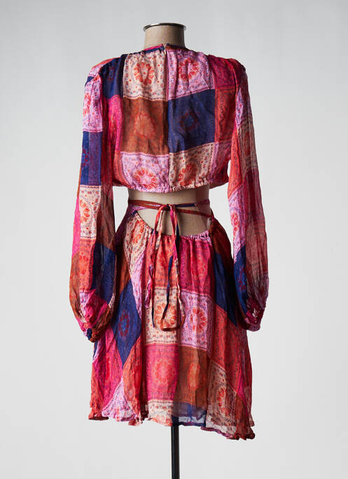 Robe mi-longue rose SUNDRESS pour femme