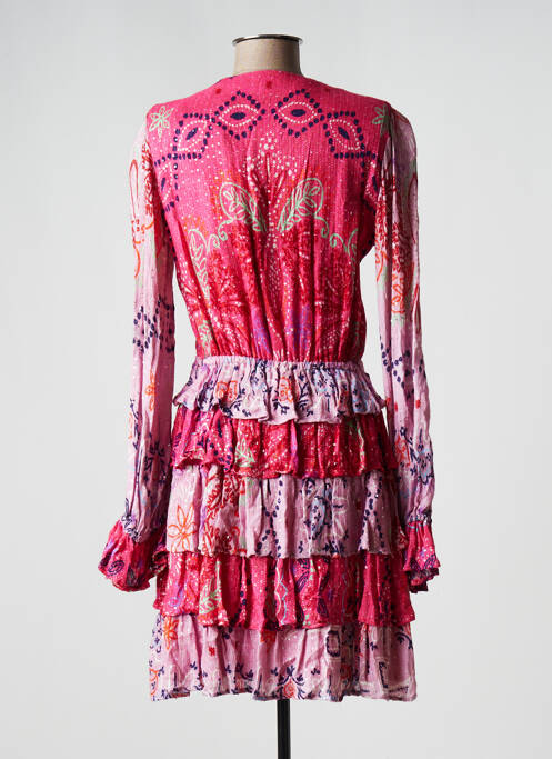 Robe mi-longue rose SUNDRESS pour femme