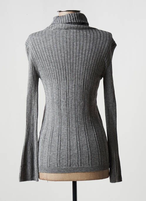 Pull col roulé gris MAISON HOTEL pour femme