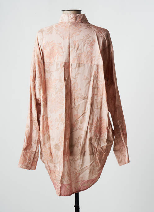 Tunique manches longues rose LEONIE pour femme