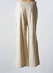 Pantalon large beige JENA LEE pour femme seconde vue