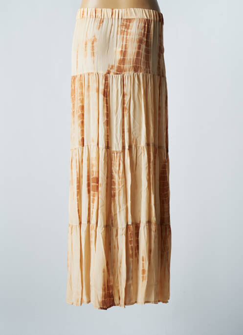 Jupe longue beige LEONIE pour femme