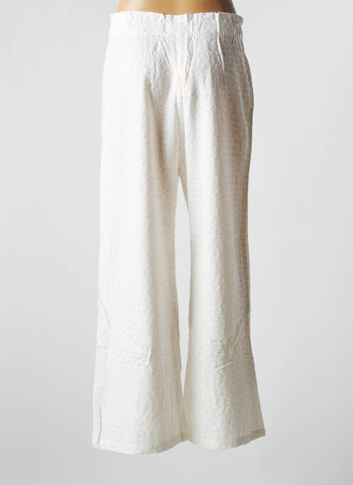Pantalon large blanc JENA LEE pour femme