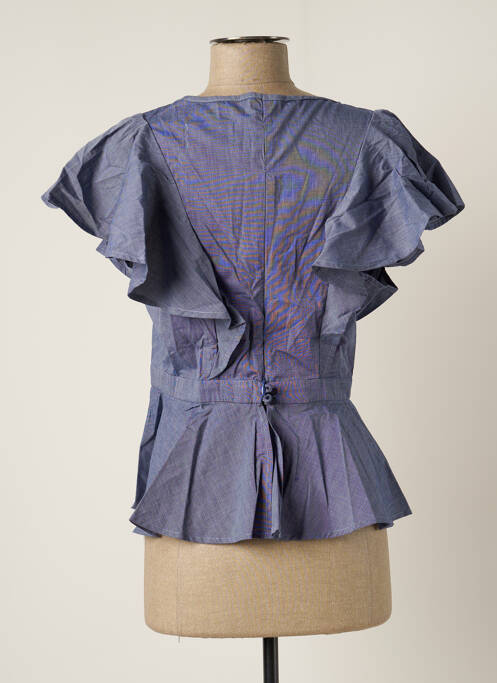 Top bleu AZULU pour femme