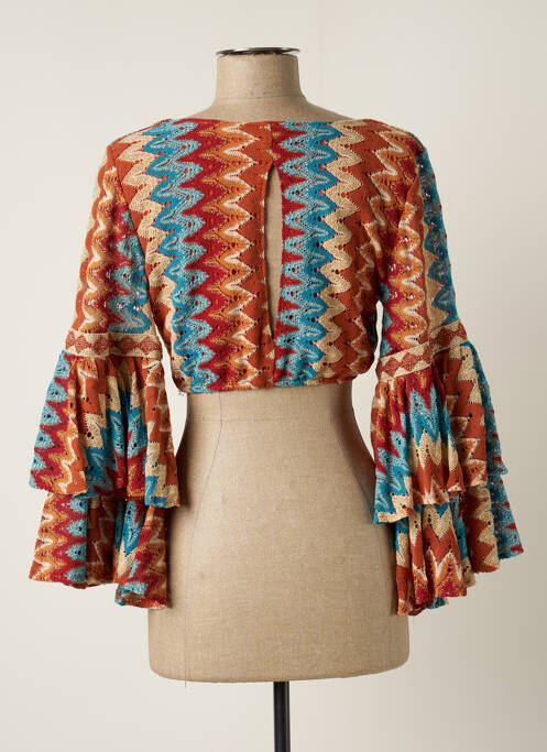 Top marron PHO pour femme