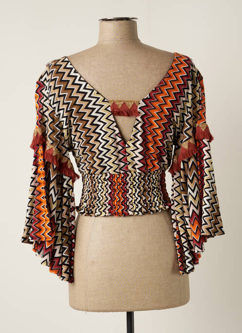 Top orange PHO pour femme