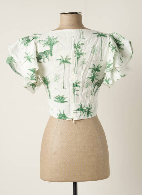 Top vert AZULU pour femme